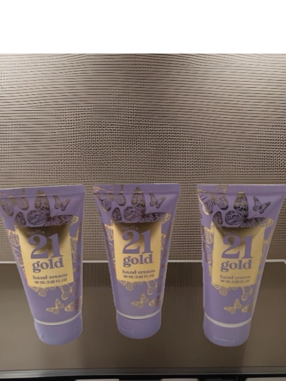 Lot of 3 Rue 21 Gold hand cream 90 ML / 3.05 FL each
